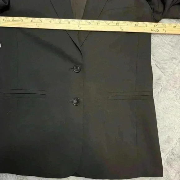 Joseph Paris Single Breasted Wool Blazer Suit Jacket Quiet Luxury Old Money Gray - Picture 12 of 15